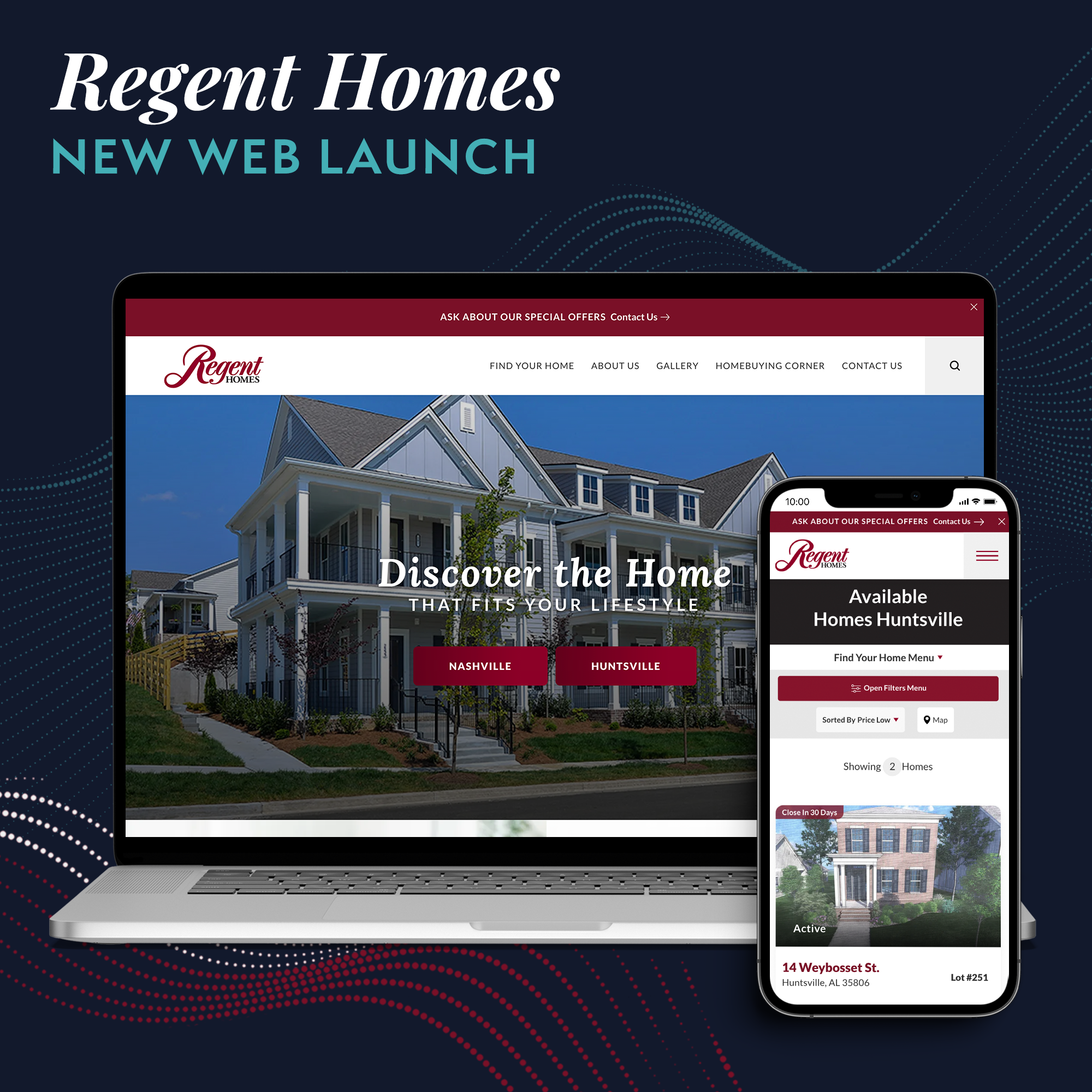 New Web Launch: Regent Homes